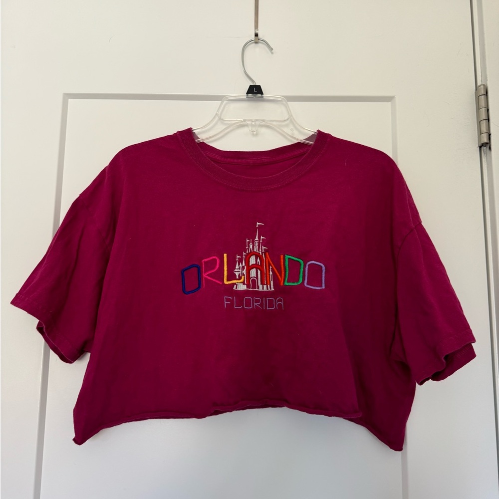 Cropped Orlando Disney T-Shirt